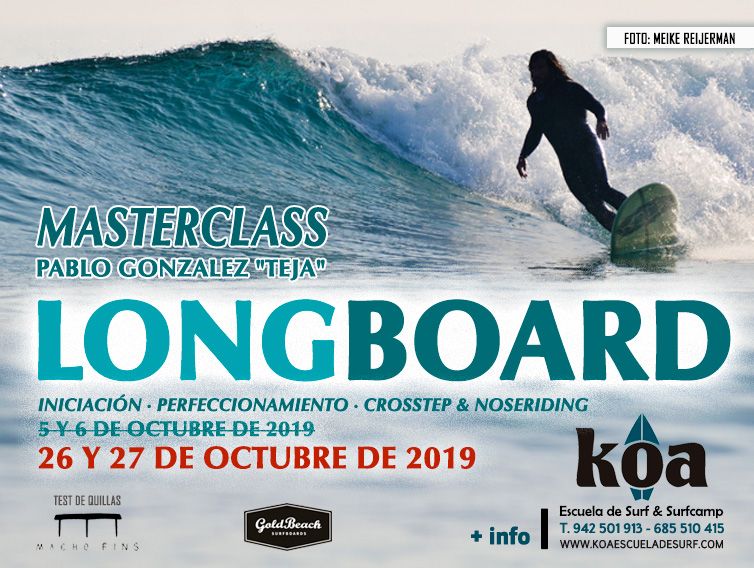 Masterclass longboard 26 y 27 de octubre 2019