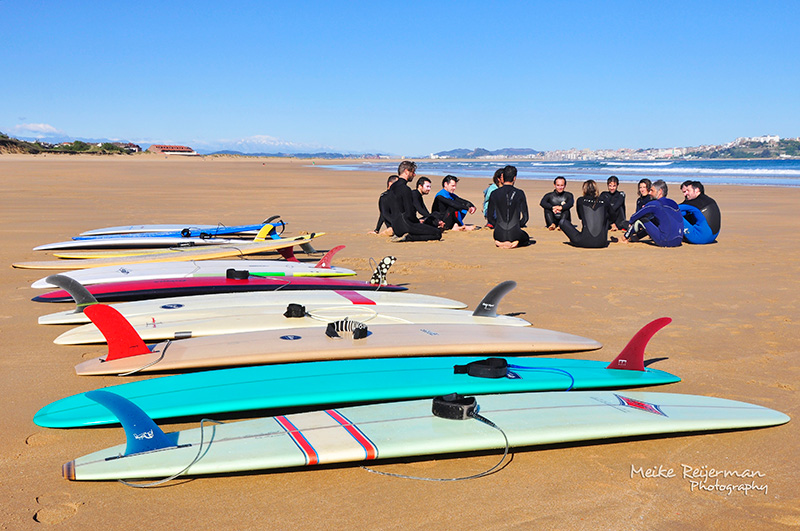Clases de longboard en Somo