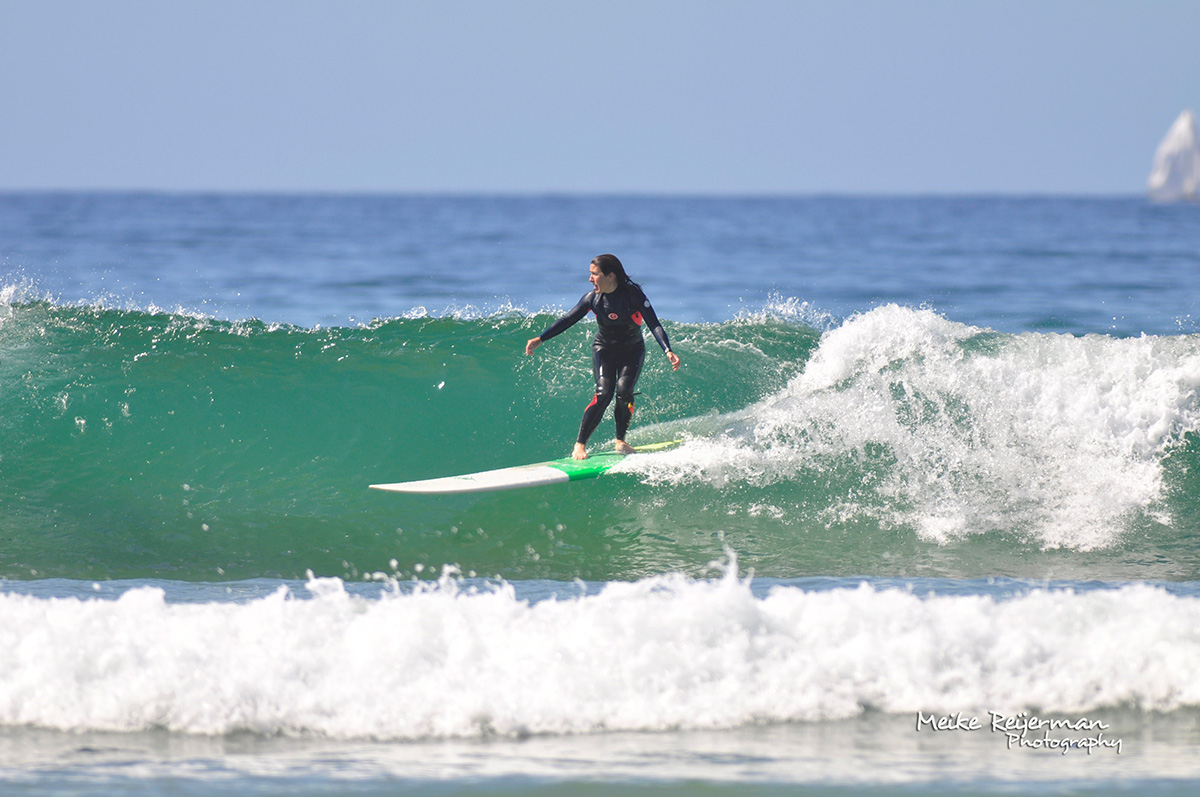 Clases de longboard en Somo