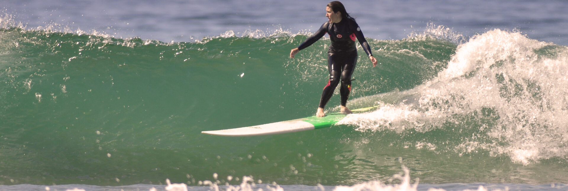 Clases de longboard en Somo